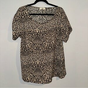 Large beautiful animal print top